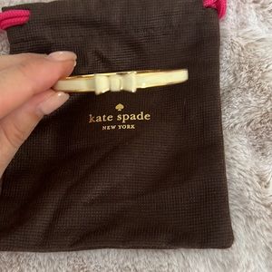 Kate Spade ivory bow bangle. Dust bag included
